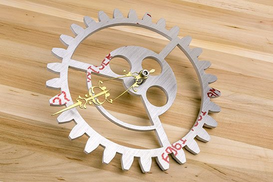 Clock Gear made with Aluminum